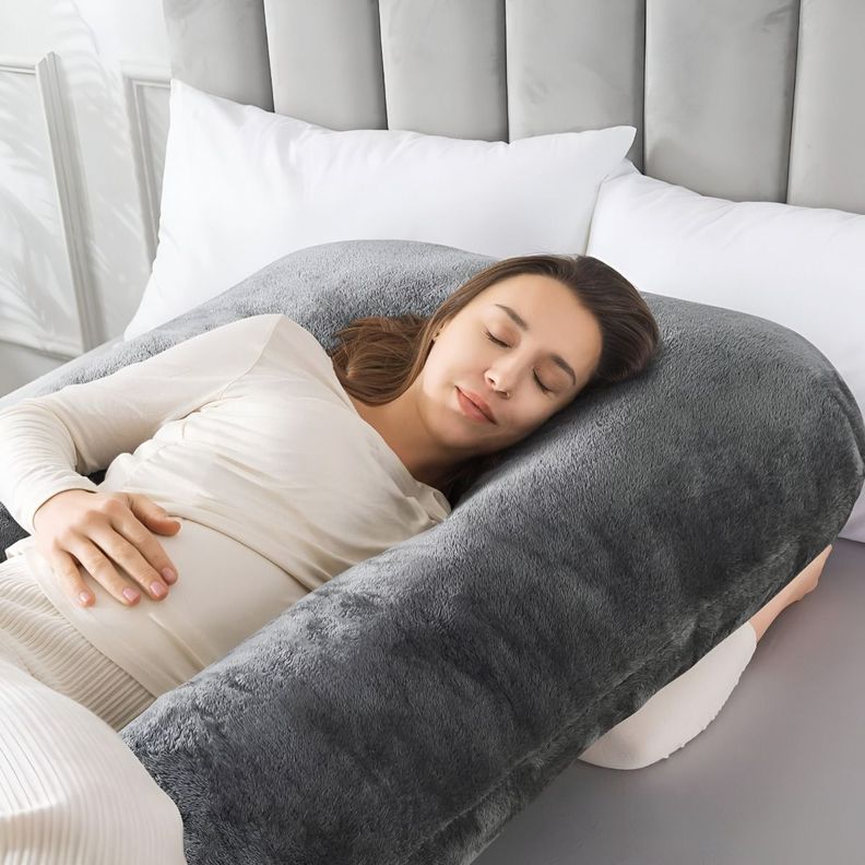 Cojín Almohada Maternal U Funda Extra Suave Multiusos Jhn-2