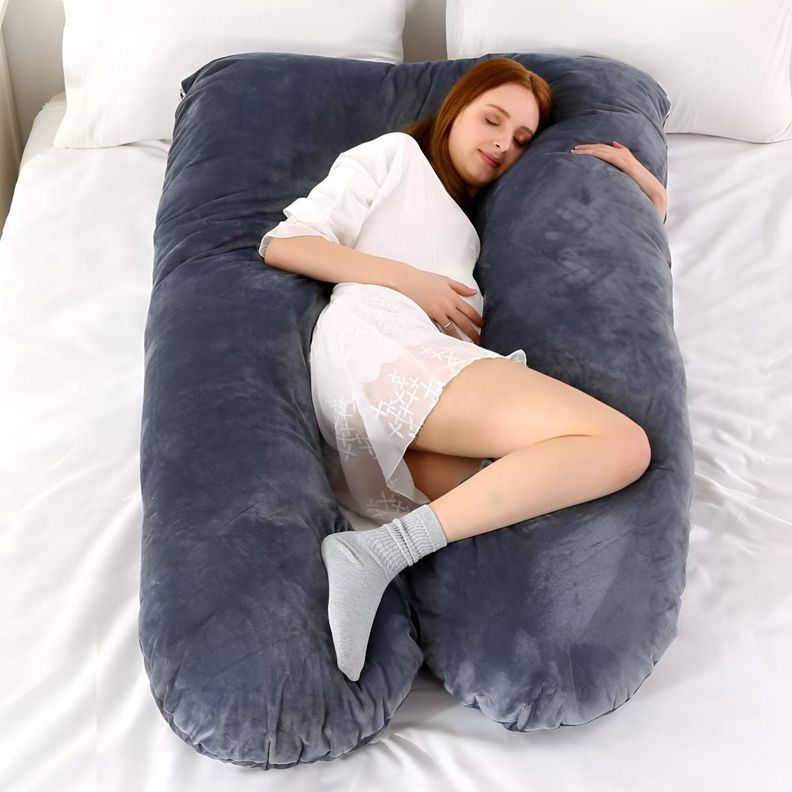 Cojín Almohada Maternal U Funda Extra Suave Multiusos Jhn-4