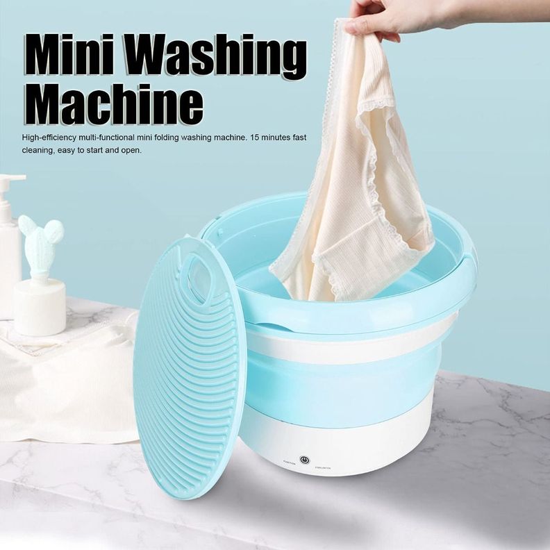 Mini Lavadora Portátil Limpieza Automática Ropa Jhn-9