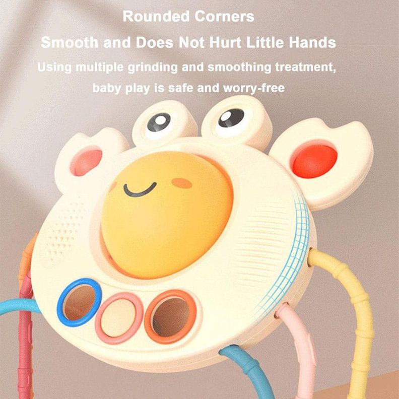 Mordedor Sensorial Estimulacion Cangrejo Desarrollo Bebes Lau-2