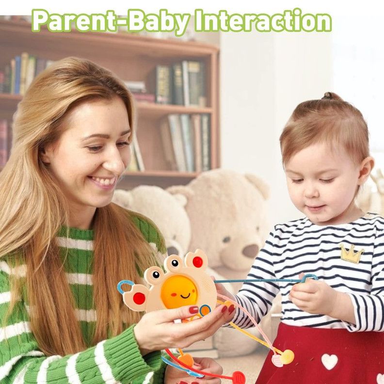 Mordedor Sensorial Estimulacion Cangrejo Desarrollo Bebes Lau-4