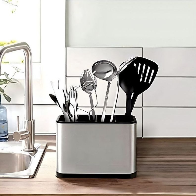 Organizador Escurridor Cubiertos Cocina Practico Lau-8