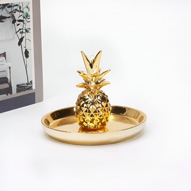 Set 2 Organizador Joyas Plato Almacenamiento Decoración Jhn-7