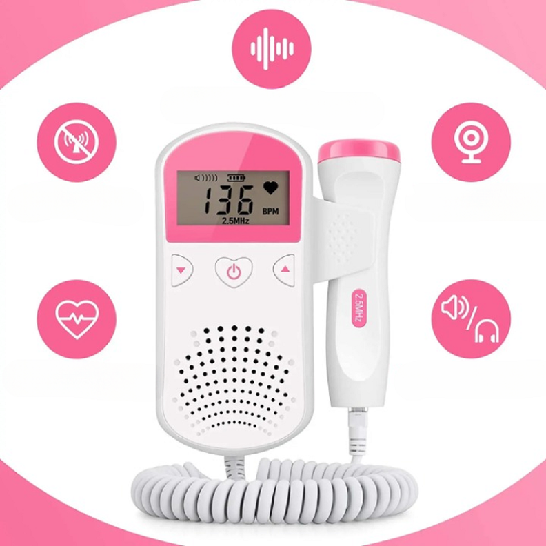 Monitor Fetal Doppler Latidos Fetales Corazón Bebé Lau-0