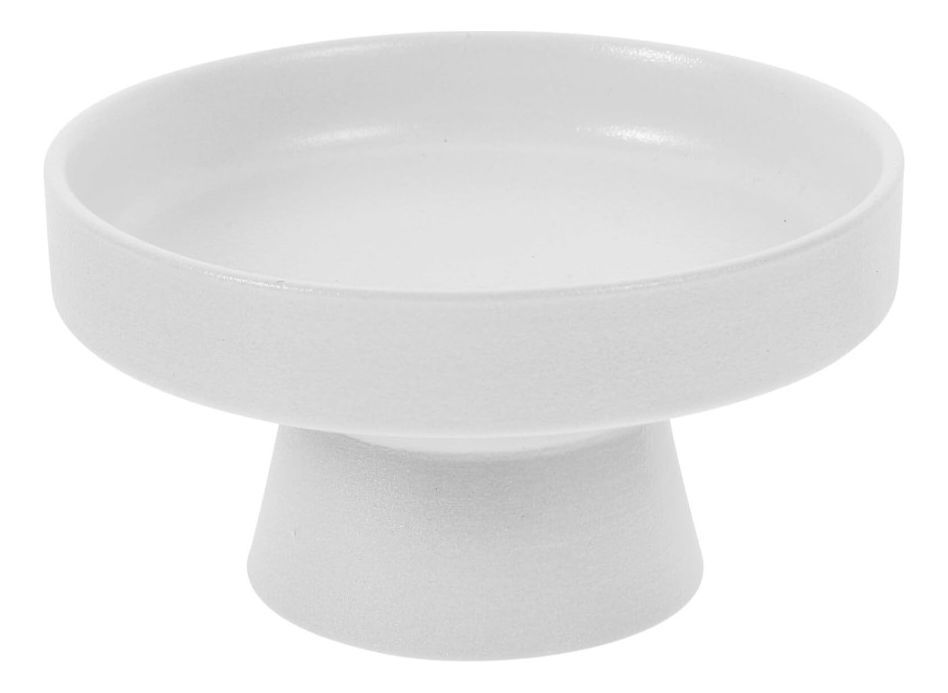 Set 2 Frutero Cuenco Cerámica Decorativo Bandeja Blanco Jhn-0