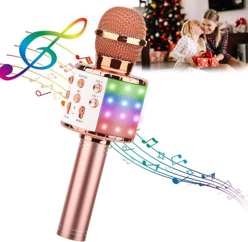 Micrófono Inalámbrico Karaoke Musica Niños Lau-2