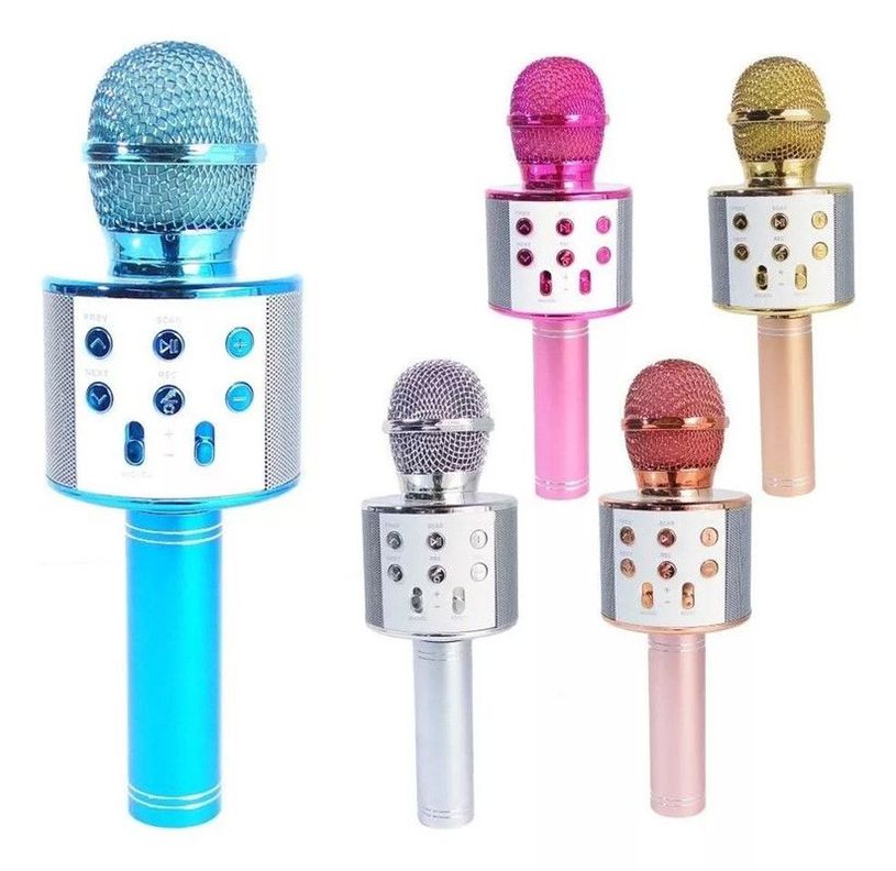 Micrófono Inalámbrico Karaoke Musica Niños Lau-3