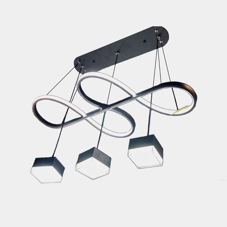Lámpara Colgante Techo Moderna LED Ajustable Jhn-0