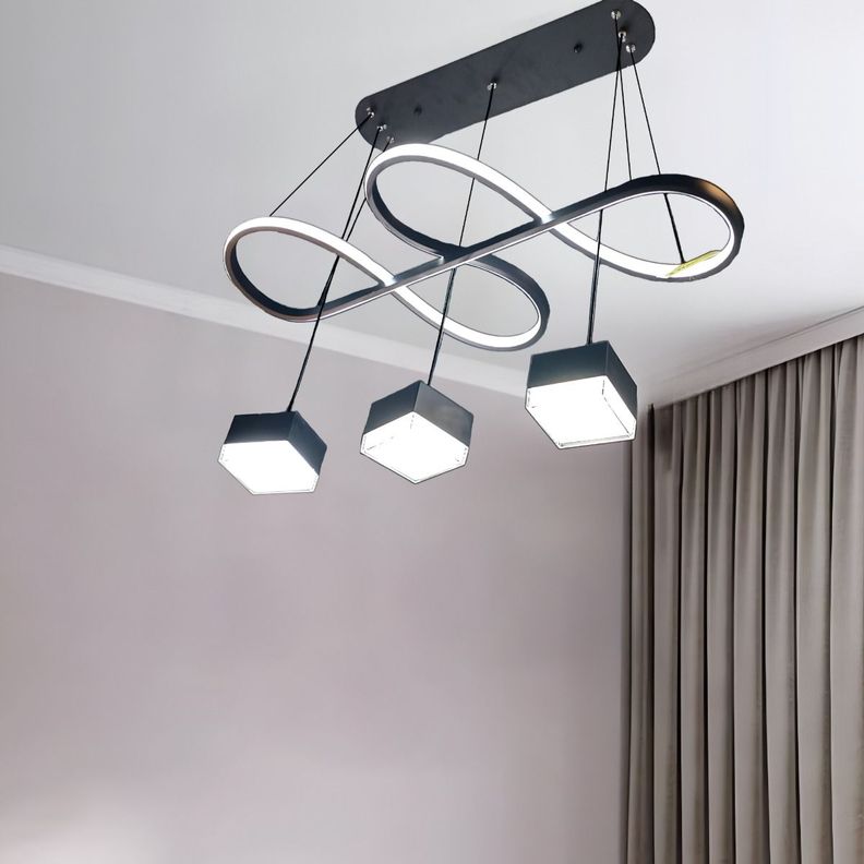 Lámpara Colgante Techo Moderna LED Ajustable Jhn-1