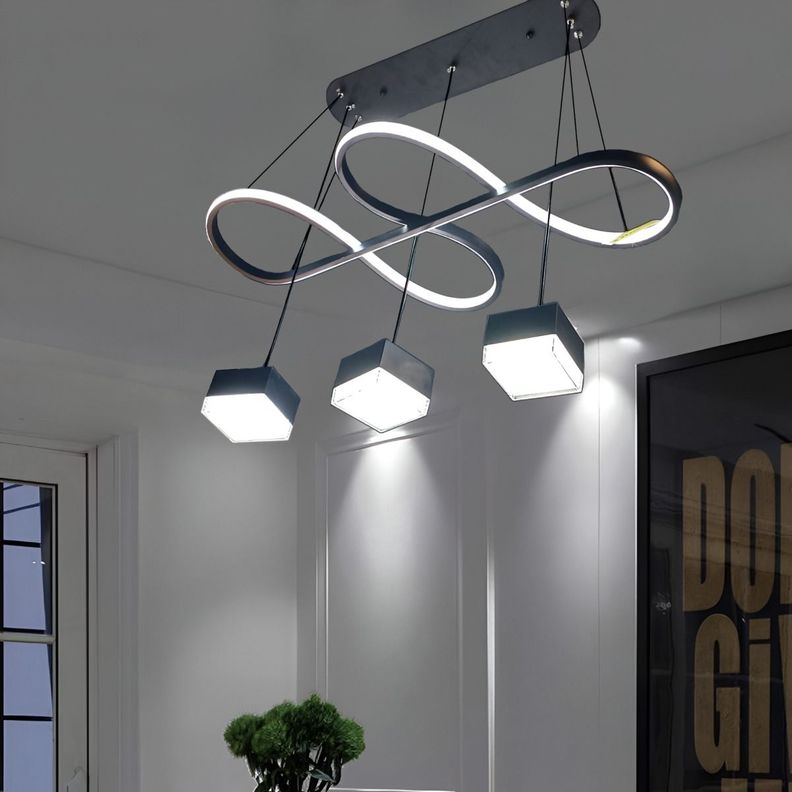 Lámpara Colgante Techo Moderna LED Ajustable Jhn-2
