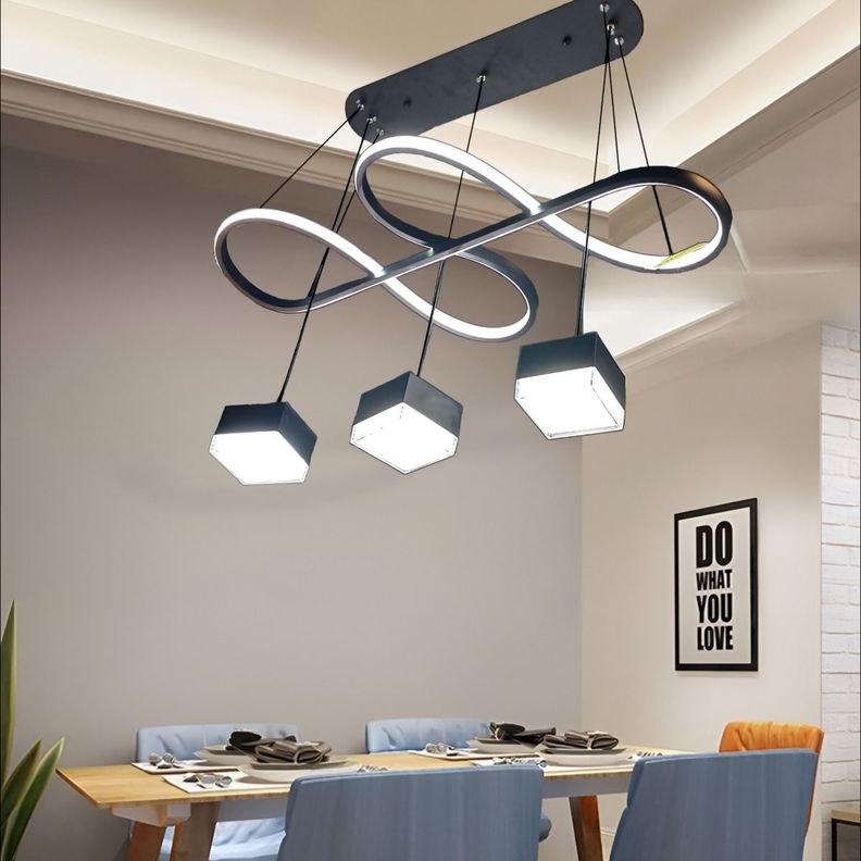 Lámpara Colgante Techo Moderna LED Ajustable Jhn-4