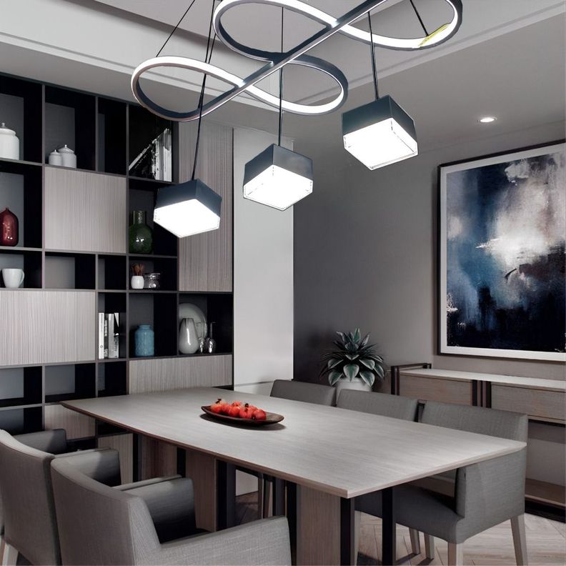 Lámpara Colgante Techo Moderna LED Ajustable Jhn-5