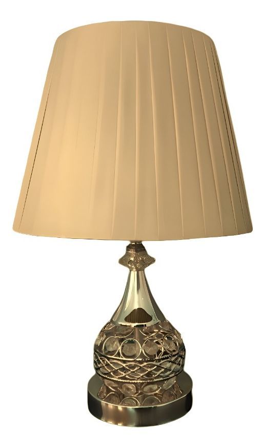 Lámpara Mesa Lectura Minimalista Noche Decorativa Dorada Jhn-0