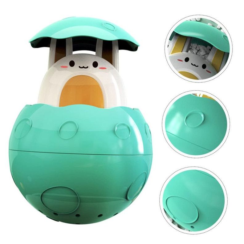 Set 6 Juguete Baño Huevos Aerosol Conejo Cerdito Bebe Lau-9