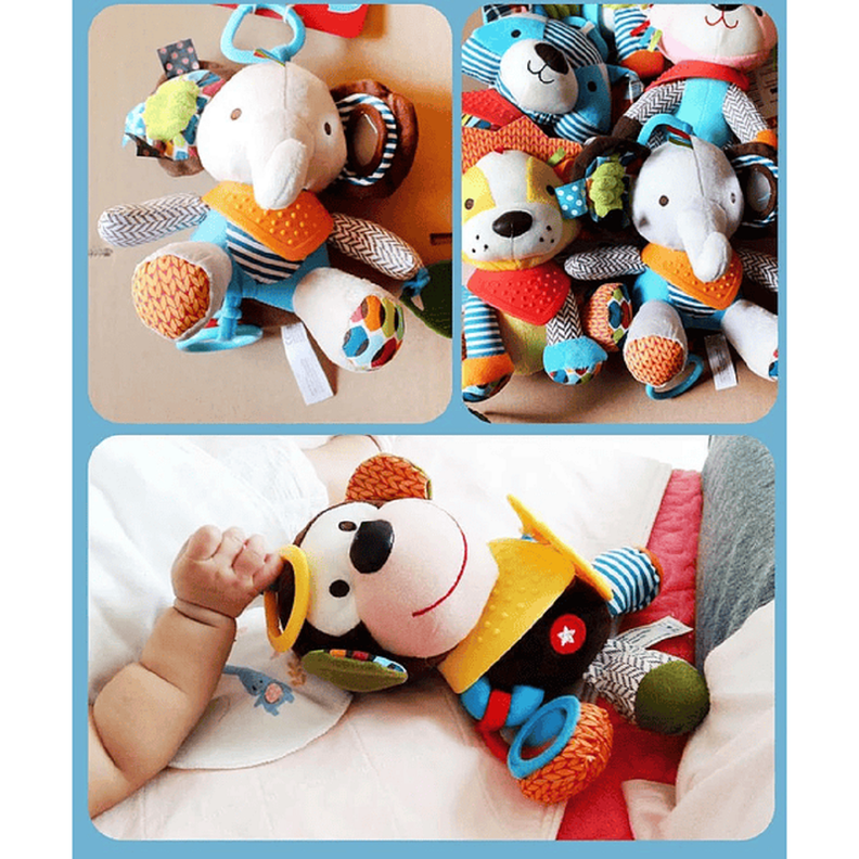 Mordedor Peluche Sensorial Estimulacion Colgante Bebe Lau-3