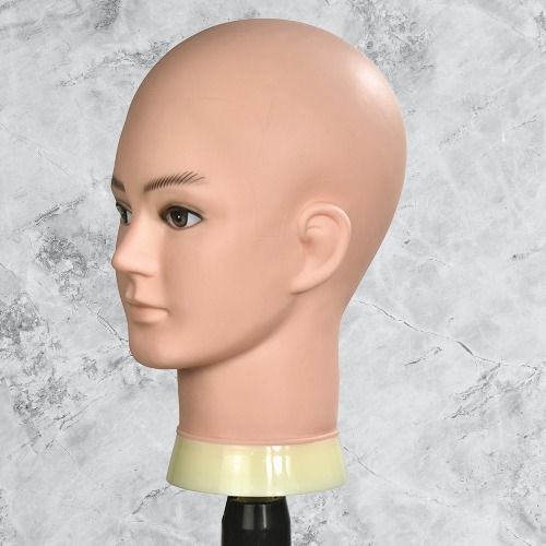 Cabeza Maniquí Calvo Peluca Profesional Exhibidor Jhn-6