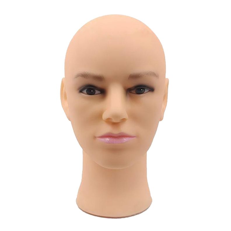 Cabeza Maniquí Calvo Peluca Profesional Exhibidor Jhn-0