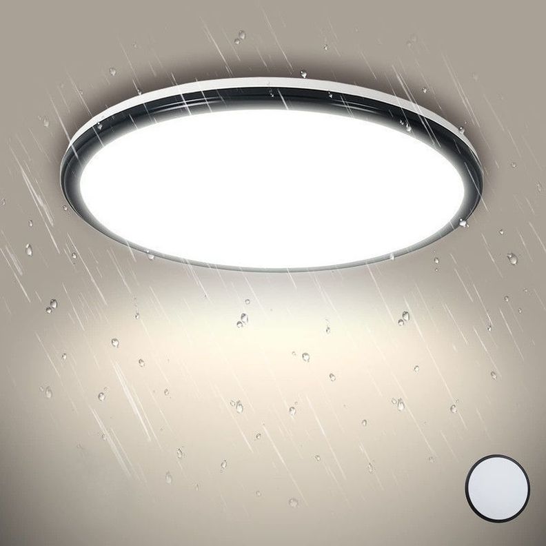 Lampara Techo Ovalada LED Moderna Sala Cocina Lau-1