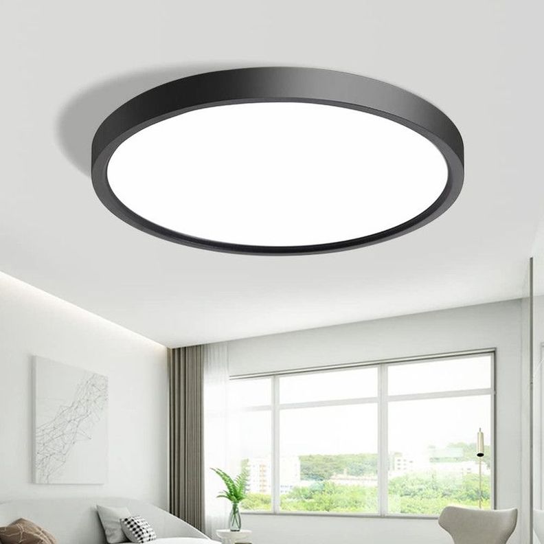 Lampara Techo Ovalada LED Moderna Sala Cocina Lau-4
