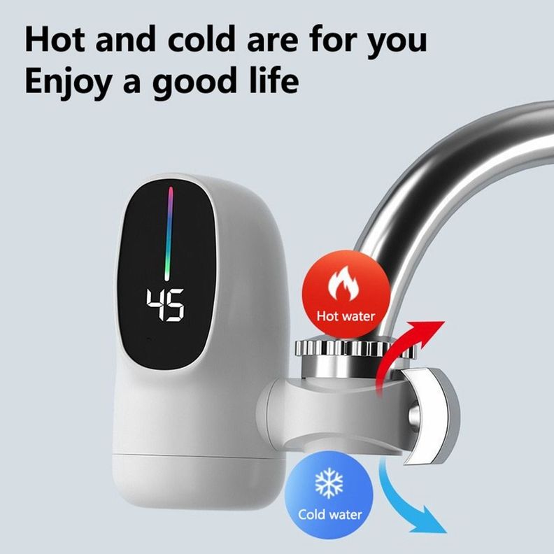 Calentador Agua Eléctrico Cocina Grifo Instantáneo Jhn-2