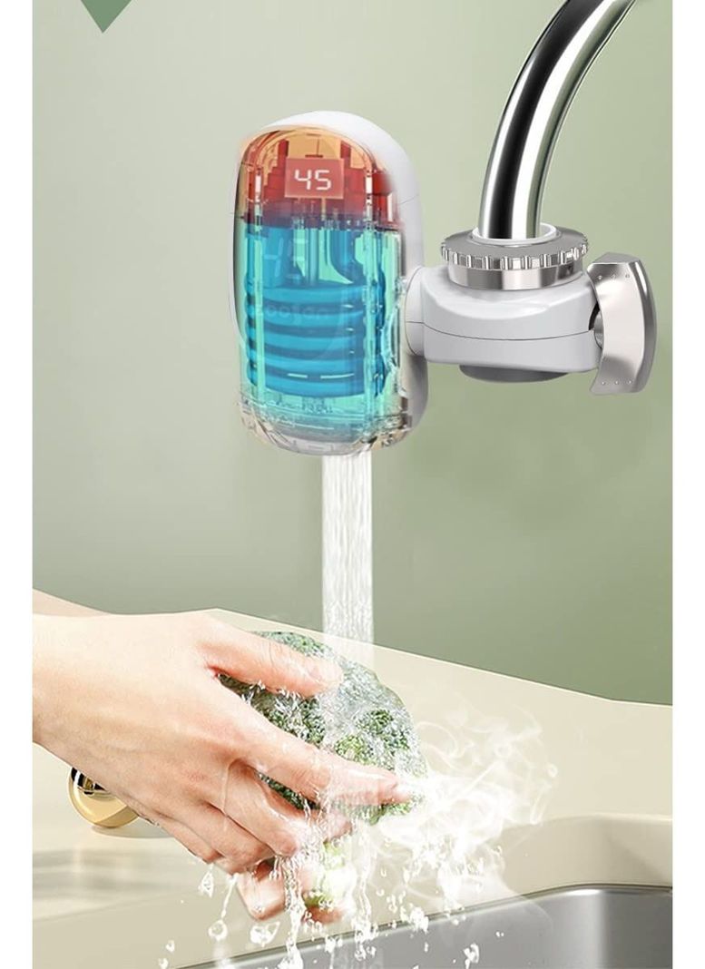 Calentador Agua Eléctrico Cocina Grifo Instantáneo Jhn-3