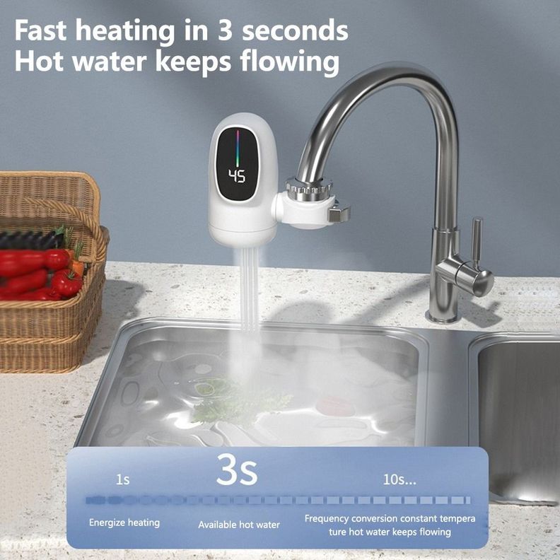 Calentador Agua Eléctrico Cocina Grifo Instantáneo Jhn-5