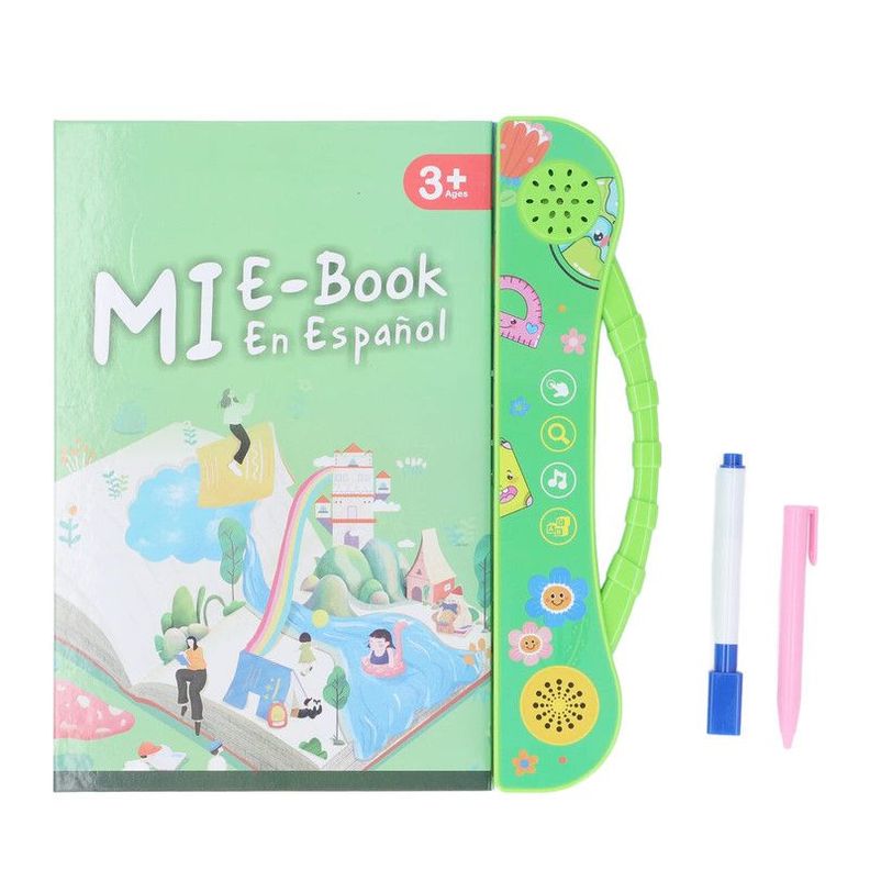 Juguete Libro Aprendizaje Ingles Español Sonido Niños Lau-0