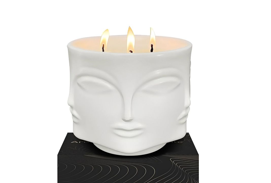 Maceta Plantas Cactus Ceramica Forma Cara Decorativo Lau-0