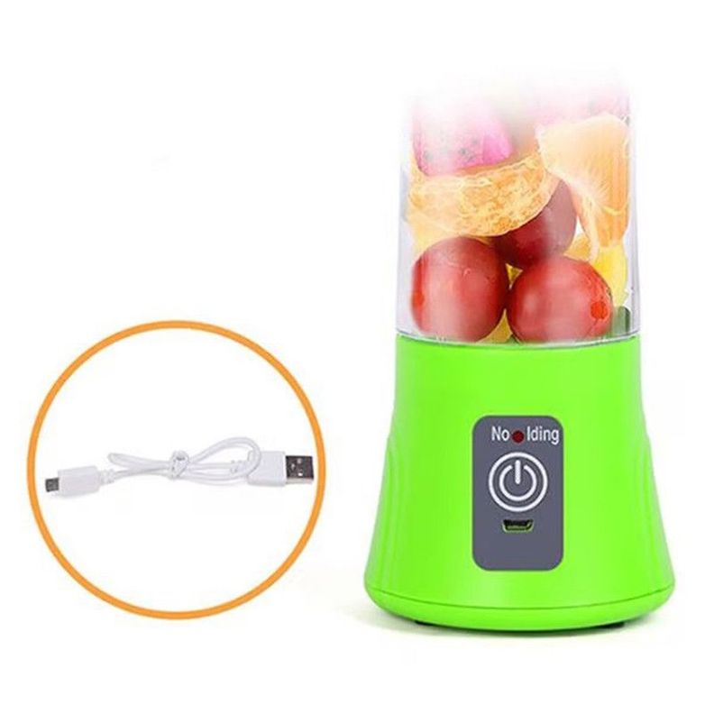 Exprimidor Mini Recargable USB 400ml Batidora Frutas Lau-6