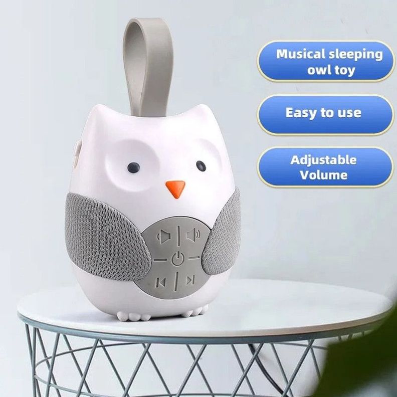 Maquina Robot Monitor Sueño Ruido Buho Cuna Dormir Bebes Lau-3