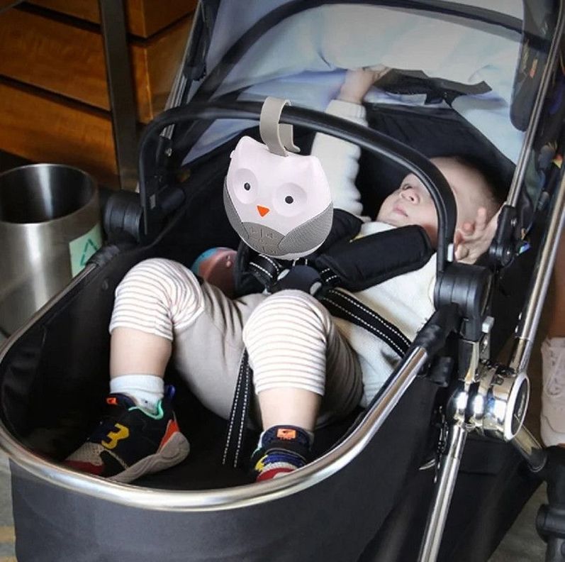 Maquina Robot Monitor Sueño Ruido Buho Cuna Dormir Bebes Lau-6