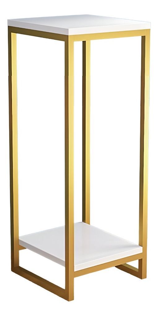 Porta Maceta Soporte Exhibición Plantas 2 Niveles 80cm Jhn-0