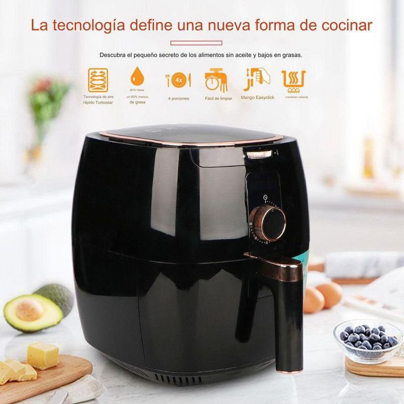 Freidora Aire 5,5L Control Digital Antiadherente Freir Lau-1