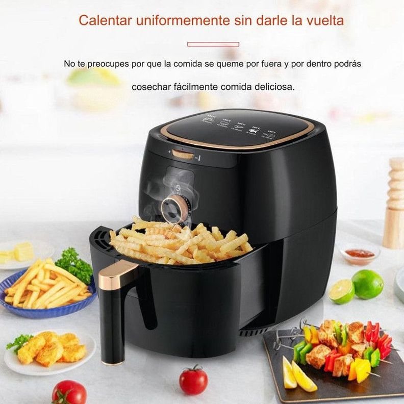 Freidora Aire 5,5L Control Digital Antiadherente Freir Lau-5