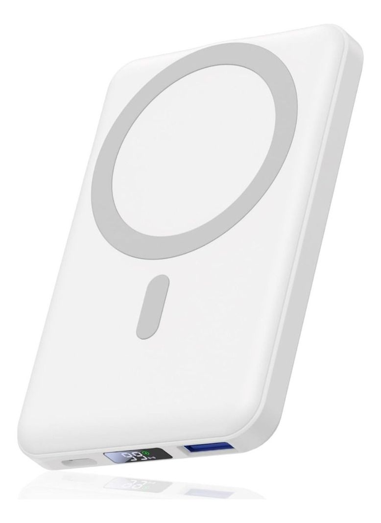 Cargador Inalámbrico Magnético Portátil LED Delgado Soporte-0