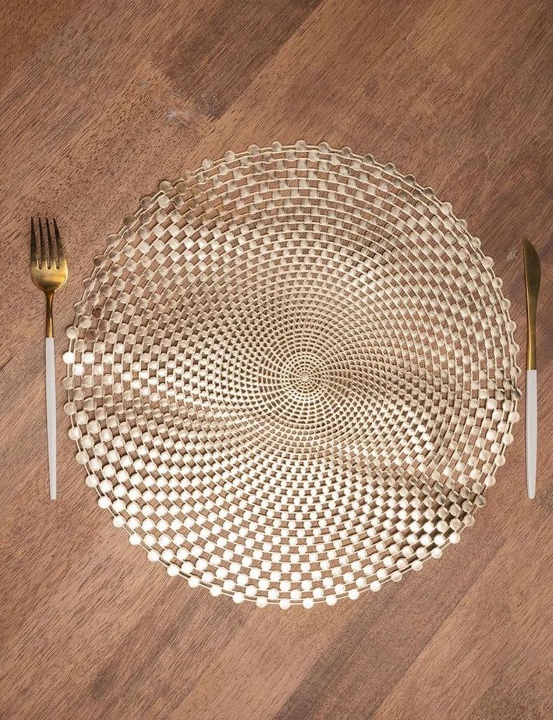 Set de 10 Manteles Individuales Redondos Resistente 38cm Jhn-5
