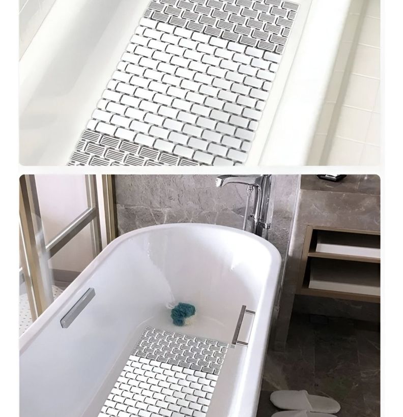 Alfombra Baño Ducha Antideslizante Agujeros Drenaje Jhn-6