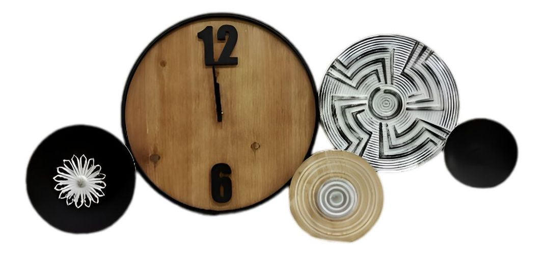 Reloj Pared Granja Grande Rústico Decorativo Jhn-0