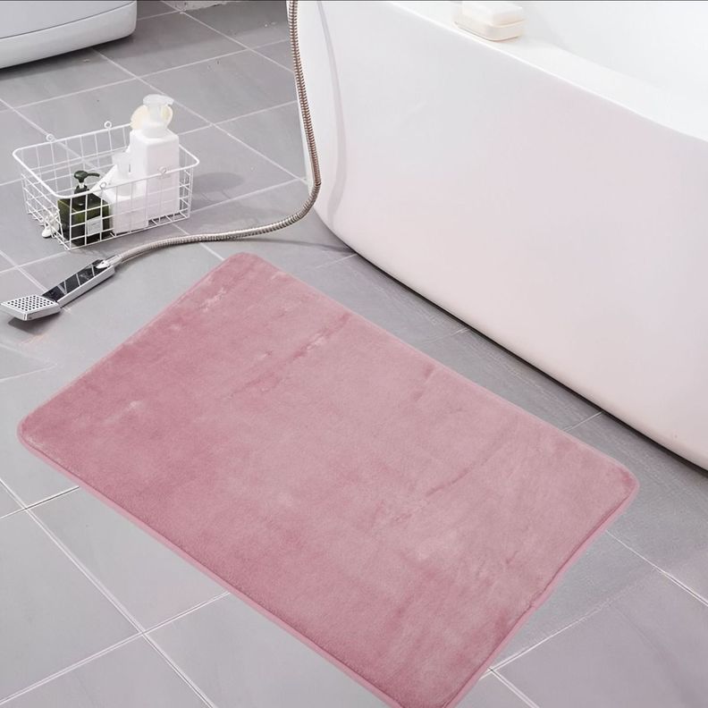 Set 3 Alfombra Baño Suave Antideslizante Terciopelo Jhn-4