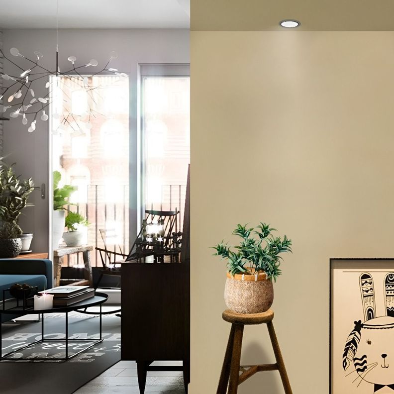 Maceta Plantas Arcilla Imitación De Ratán Decoración Jhn-6