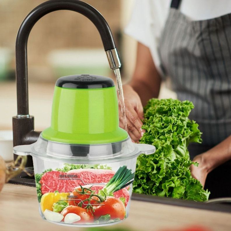 Procesaor Alimentos 2L Plastico Triturador Picador Lau-9