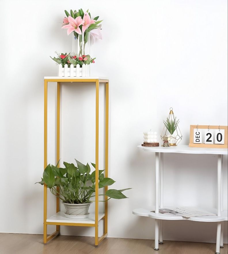 Porta Maceta Soporte Plantas 2 Niveles Exhibición 100cm Jhn-3