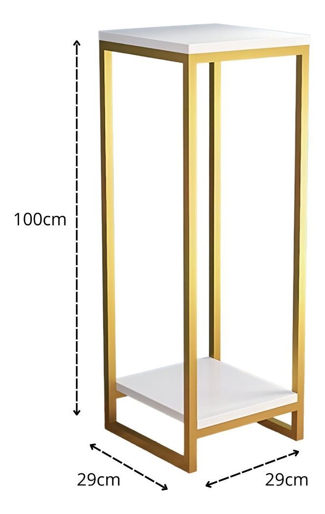 Porta Maceta Soporte Plantas 2 Niveles Exhibición 100cm Jhn-9