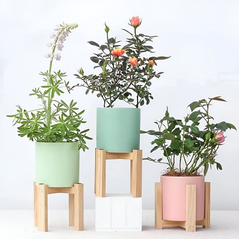 Maceta Ceramica Soporte Plantas Nordica Adorno Hogar Lau-5