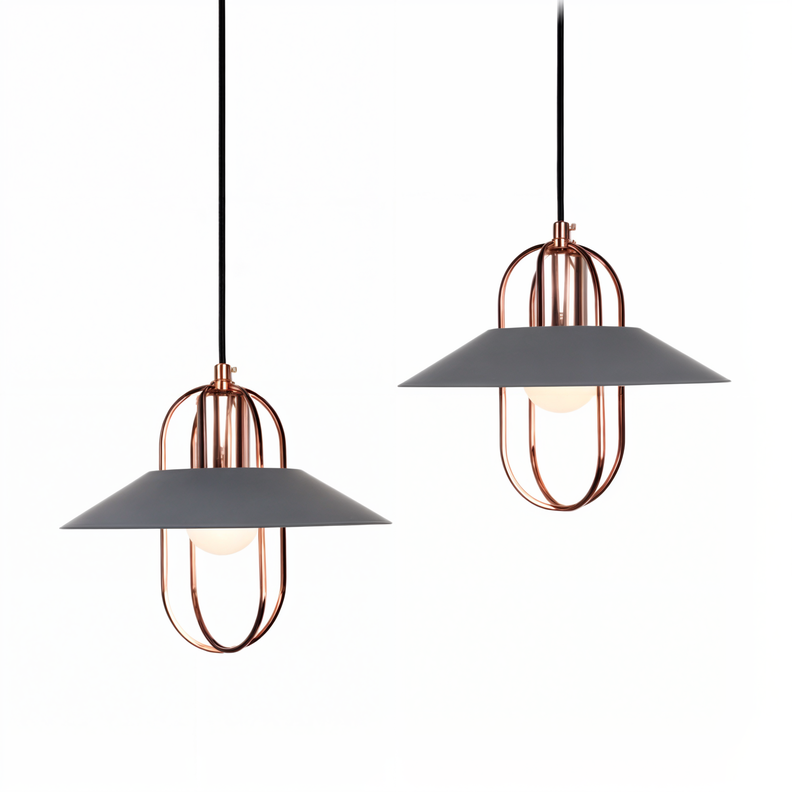 LÁMPARA COLGANTE Estilo Minimalista Moderno Techo Alto-2