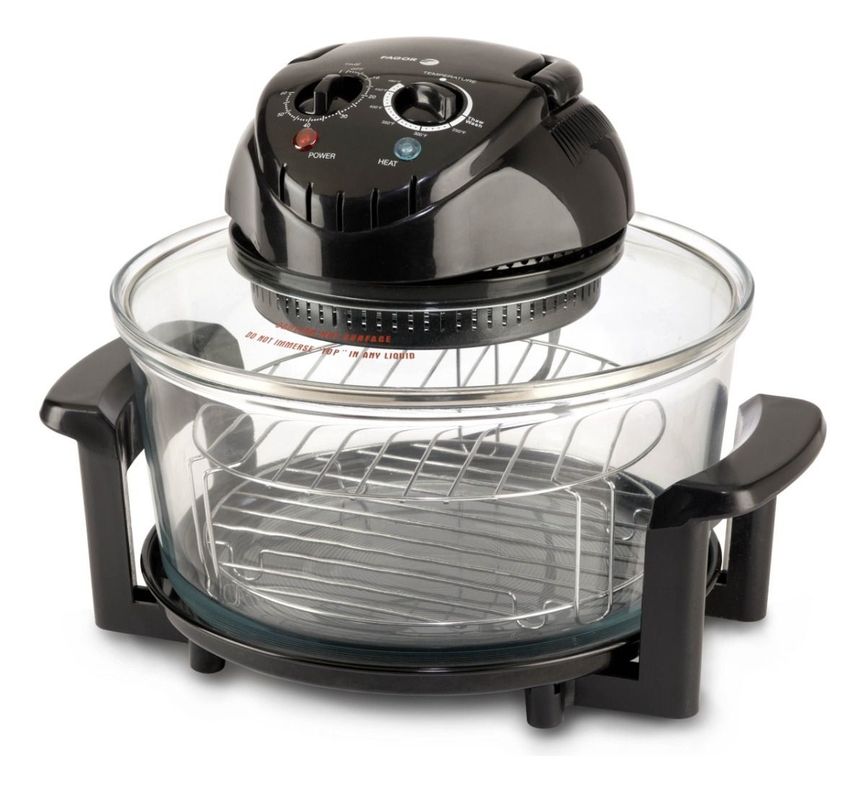 Freidora Aire 3 en 1 Halógena Cesta Antiadherente Horno Jhn-0