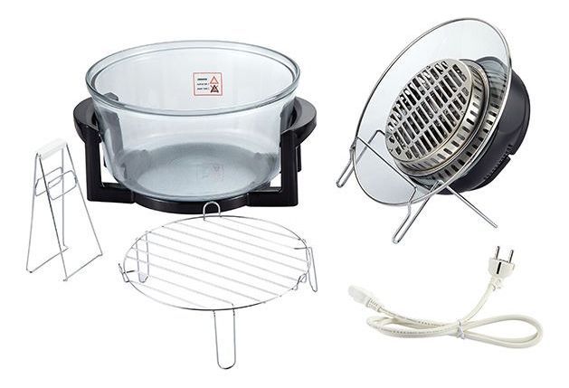Freidora Aire 3 en 1 Halógena Cesta Antiadherente Horno Jhn-3