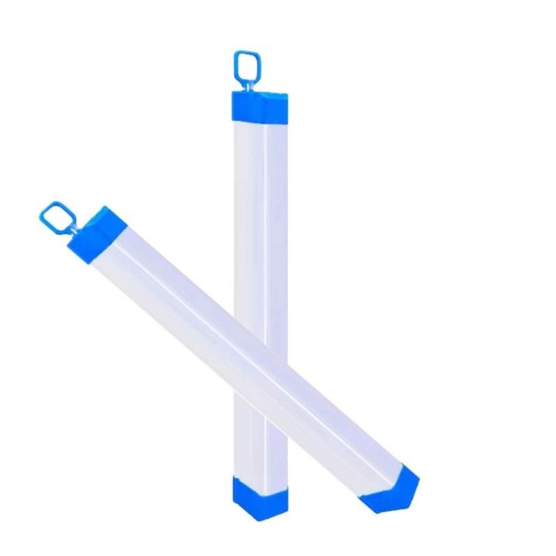 Set 3 Lamparas Portatiles LED Tubo Recargable Camping Lau-2
