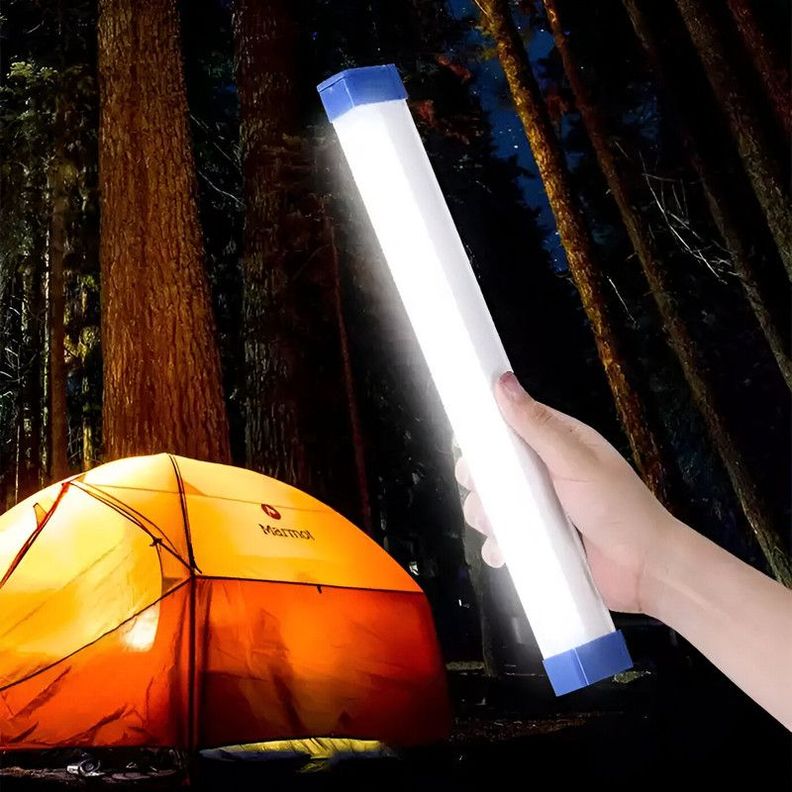 Set 3 Lamparas Portatiles LED Tubo Recargable Camping Lau-6