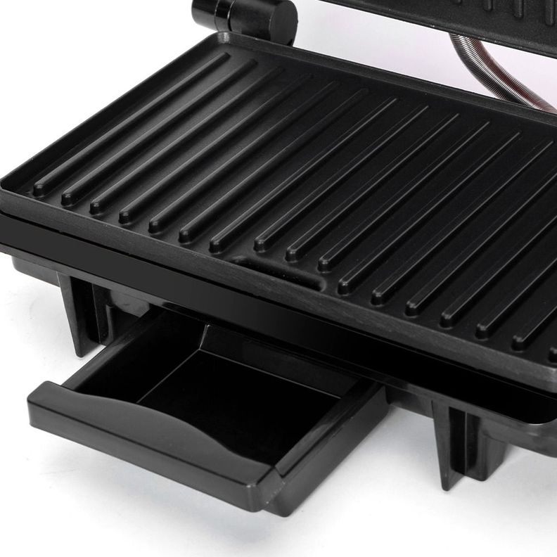 Máquina Panini Grill Parrilla Sandwichera Antiadherente Jhn-4